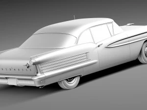Oldsmobile 88 1958 Coupe 3D Model