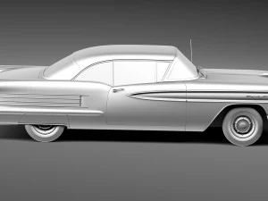 Oldsmobile 88 1958 Coupe 3D Model