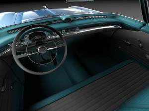 Oldsmobile 88 1958 Coupe Model 3D