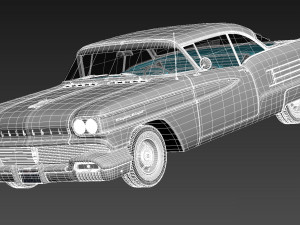 Oldsmobile 88 1958 Coupe Model 3D