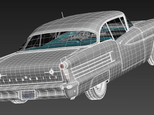 Oldsmobile 88 1958 Coupe Model 3D