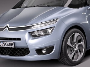 Citroen Grand C4 Picasso 2014 3D Model