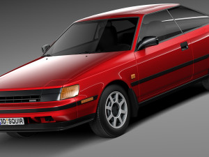 Toyota Celica 1985-1989 3D Model
