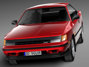 Toyota Celica 1985-1989 3D Model