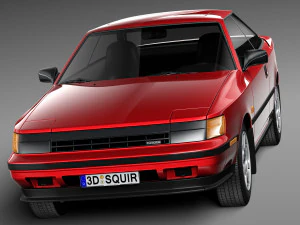 Toyota Celica 1985-1989 3D Model