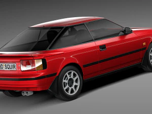 Toyota Celica 1985-1989 3D Model