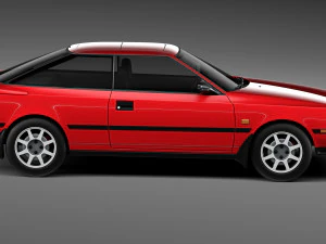 Toyota Celica 1985-1989 3D Model