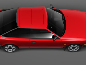 Toyota Celica 1985-1989 3D Model