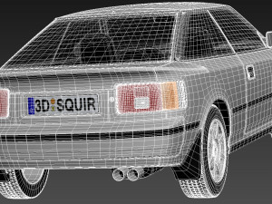 Toyota Celica 1985-1989 3D Model