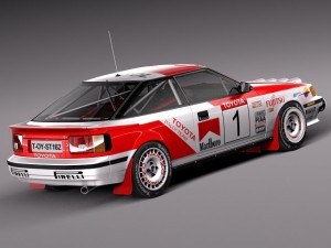 Toyota Celica ST165 Rally 1985-1989 3Dモデル