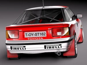 Toyota Celica ST165 Rally 1985-1989 3D Model