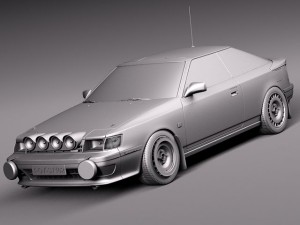 Toyota Celica ST165 Rally 1985-1989 3Dモデル