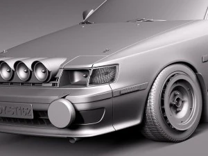 Toyota Celica ST165 Rally 1985-1989 3D Model