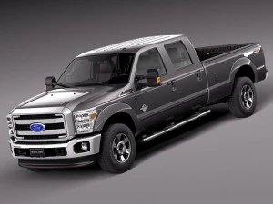 F-350 クルーキャブ 2011-2014 3Dモデル