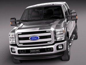 F-350 Crew Cab 2011-2014 Modèle 3D