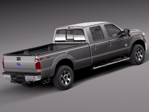 F-350 Crew Cab 2011-2014 Modèle 3D