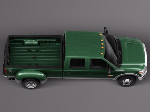 F-350 Crew Cab Super Duty 2011-2014 3D Модель