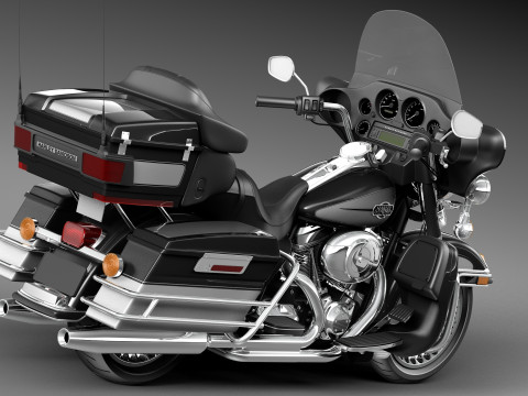 Harley-Davidson Electra Glide 2013 Modello 3D