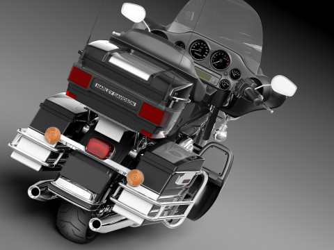Harley-Davidson Electra Glide 2013 Modello 3D
