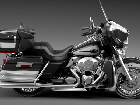 Harley-Davidson Electra Glide 2013 Modello 3D