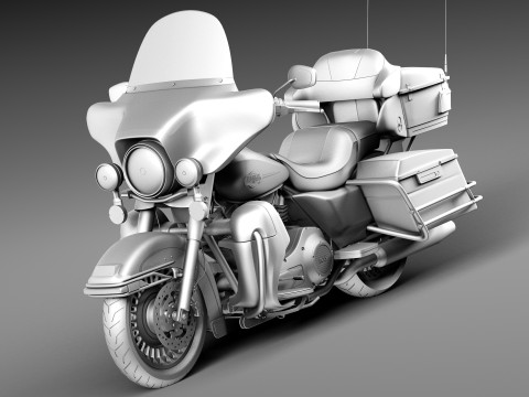 Harley-Davidson Electra Glide 2013 Modello 3D