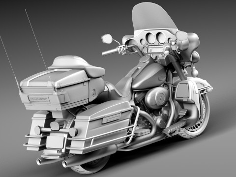 Harley-Davidson Electra Glide 2013 Modello 3D