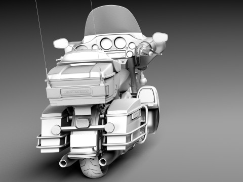 Harley-Davidson Electra Glide 2013 Modello 3D