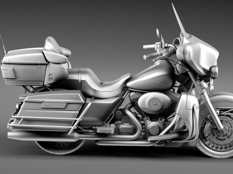 Harley-Davidson Electra Glide 2013 Modello 3D
