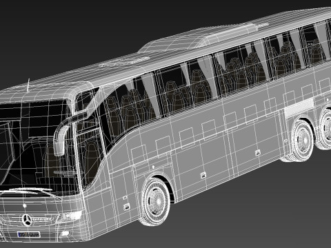 Mercedes-Benz Tourismo 2013 3D Model