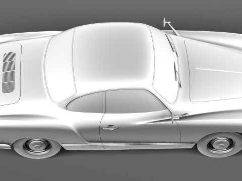 Volkswagen Karmann Ghia Coupe 1955-1974 3D Model