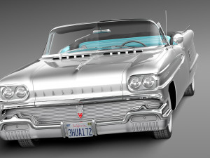 Oldsmobile 88 1958 Convertible 3D Модель