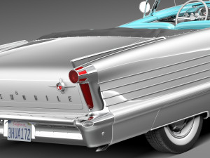 Oldsmobile 88 1958 Convertible 3D Модель