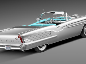 Oldsmobile 88 1958 Convertible 3D Модель
