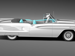 Oldsmobile 88 1958 Convertible 3D Модель