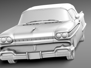 Oldsmobile 88 1958 Convertible 3D Модель