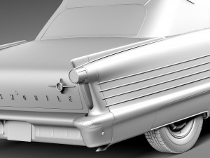 Oldsmobile 88 1958 Convertible 3D Модель