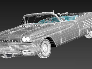 Oldsmobile 88 1958 Convertible 3D Модель