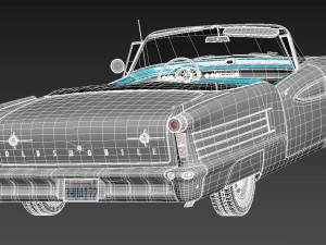 Oldsmobile 88 1958 Convertible 3D Модель