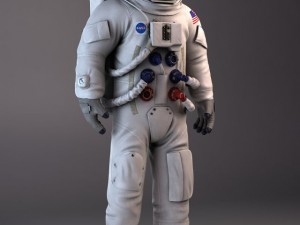 NASA Astronaut Apollo 11 3D Model