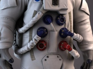 NASA Astronaut Apollo 11 Modello 3D