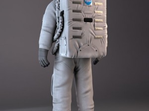 NASA Astronaut Apollo 11 Modello 3D