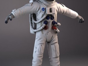 NASA Astronaut Apollo 11 Modello 3D