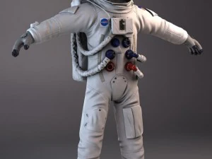 NASA Astronaut Apollo 11 3D Model