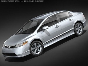 Honda Civic Sedan 2008 Modelo 3D