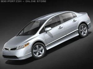 Honda Civic Sedan 2008 р.в 3D Модель