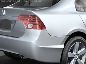Honda Civic Sedan 2008 Model 3D