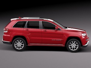 Jeep Grand Cherokee 2014 3D Model