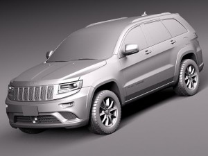 Jeep Grand Cherokee 2014 3D Model