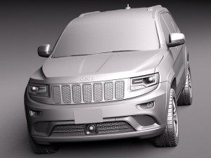 Jeep Grand Cherokee 2014 3D Model