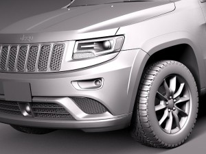 Jeep Grand Cherokee 2014 3D Model